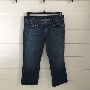 Citizens of Humanity Low Waist Cropped Jeans SZ 29